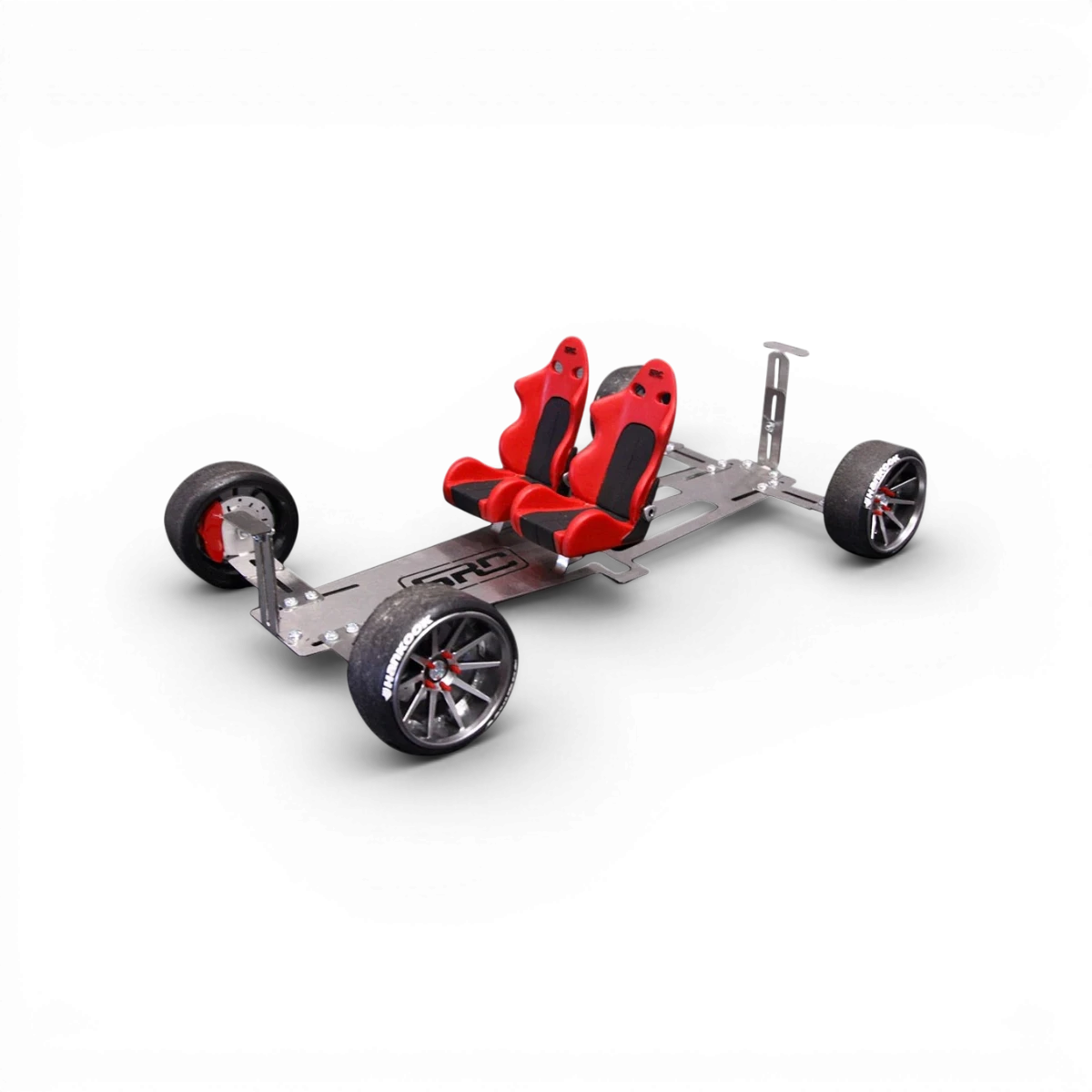 Châssis d'exposition pour modèle RC de la marque Src Sideways RC, accessoire pour véhicules radiocommandés.