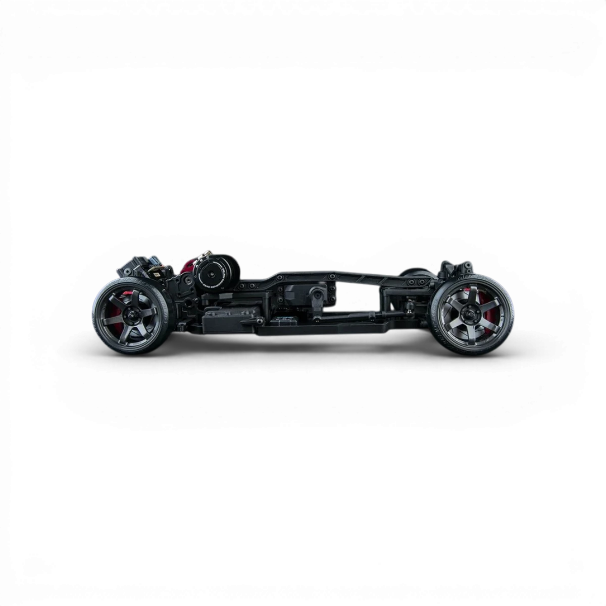 Châssis de drift RC Max Speed Technology RMX 4 Classic Kit, vue détaillée du châssis pour voiture RC de drift.