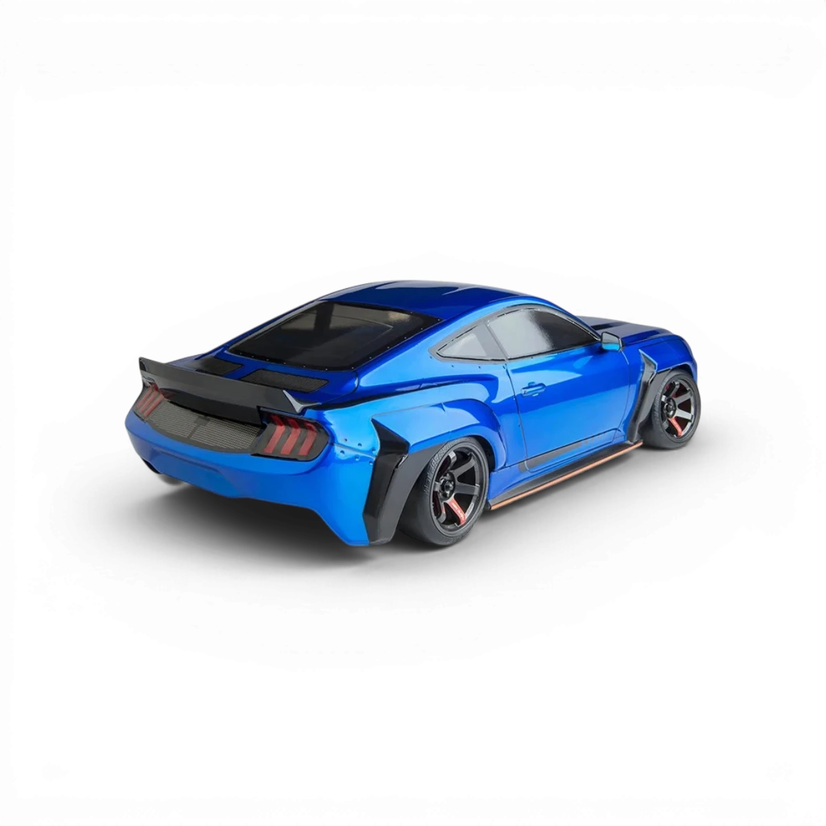 Châssis RC drift Max Speed Technology RMX 4 S PRO 1/10 RWD avec carrosserie Mustang pour voiture RC.