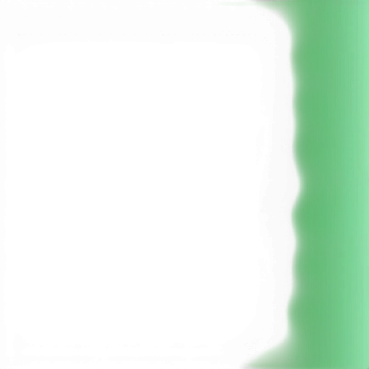 Peinture acrylique iridescente classique Vert de Createx Colors, bouteille avec couvercle, texture brillante et colorée.
