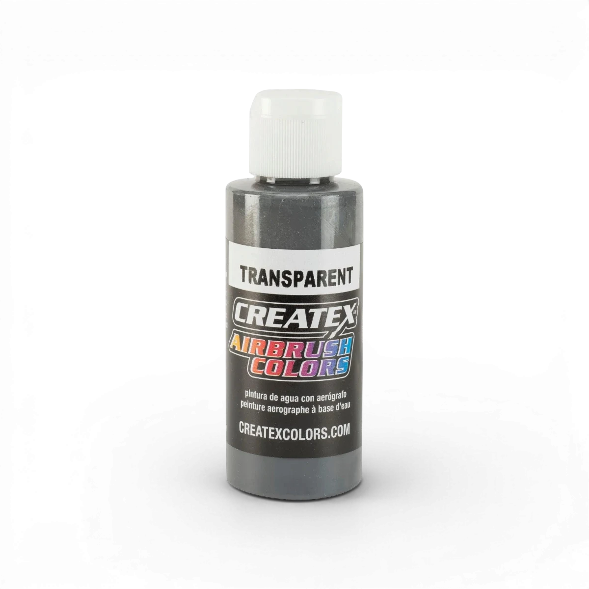 Aquarelle transparente gris moyen Createx Colors, tube de peinture pour art et dessin.