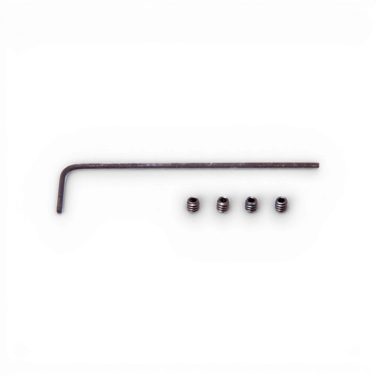 Clé et vis de 2 mm pour bouchon ajustable, compatible avec la marque Wrap-UP Next, visible sur l'image.