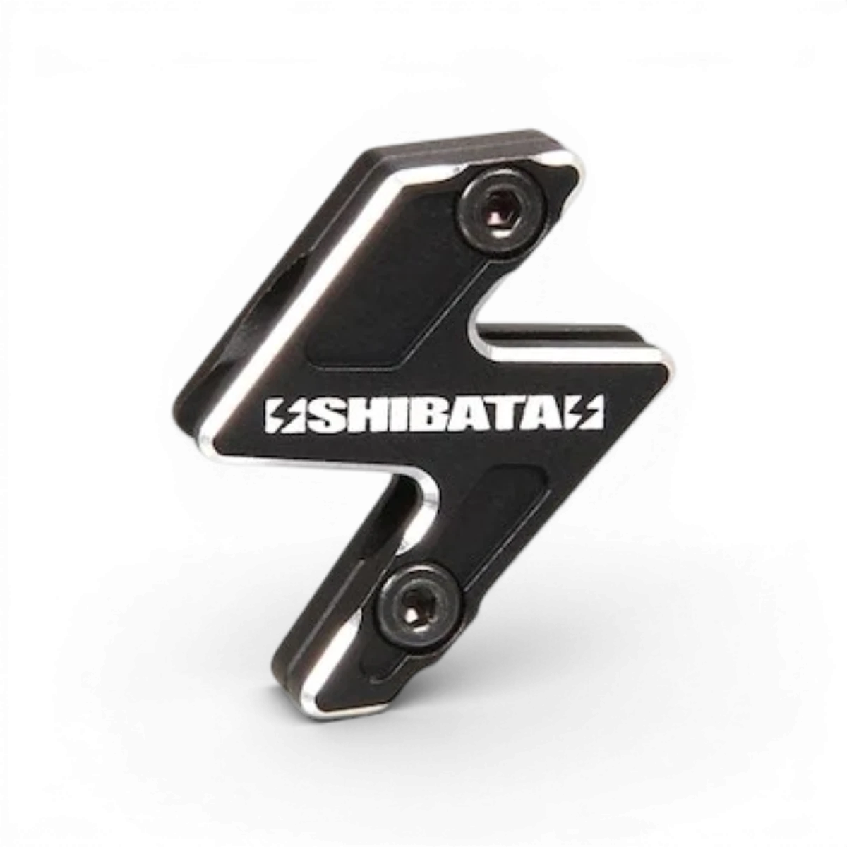 Collier de serrage en aluminium pour câbles RC de la marque SHIBATA, pièce détachée pour fixation fiable et légère.