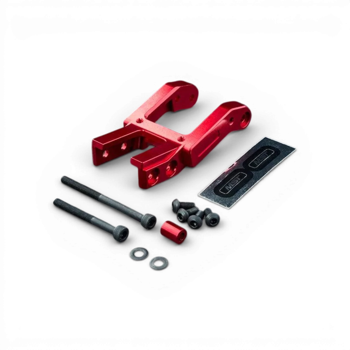 Connecteur platine supérieur intégré en aluminium rouge de la marque Max Speed Technology, pièce détachée pour électronique.
