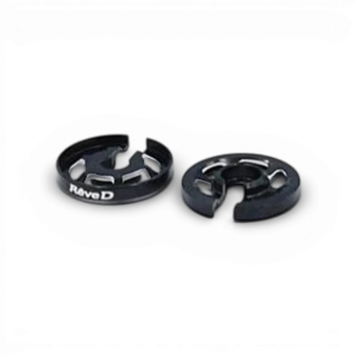 Coupelles amortisseurs Team Reve D +0mm, pièces détachées pour suspension, visible sur l'image.