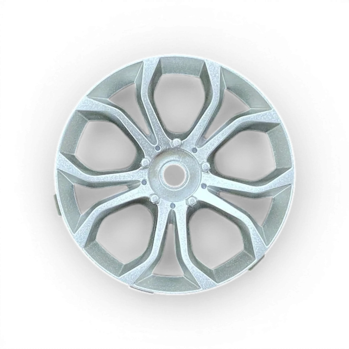 Roues Deep Spyder en aluminium gris de la marque Tetsujin, design robuste et moderne pour vélo ou moto.