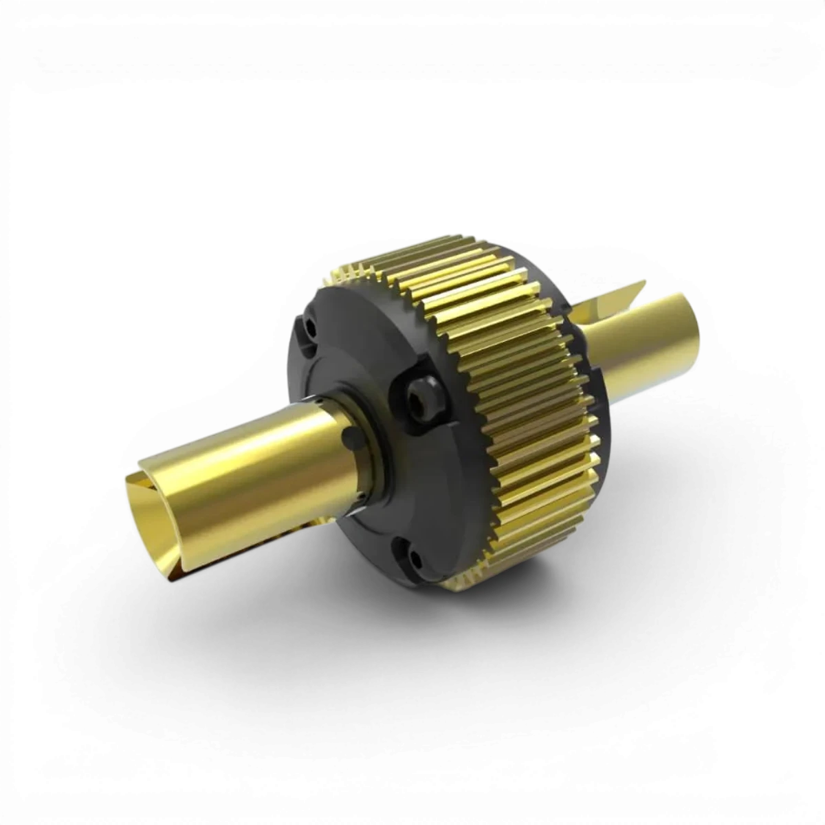 Différentiel C-LSD métal autobloquant RhinoRacing pour moto, pièce robuste avec engrenages et mécanisme autobloquant.