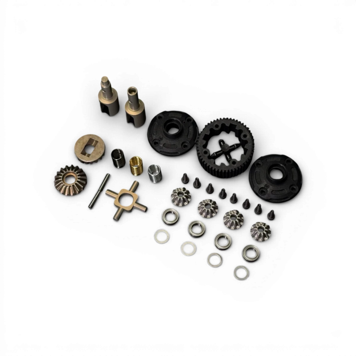 Différentiel TCD Torque Coupling Differential de RhinoRacing monté sur un véhicule tout-terrain, montrant le mécanisme en détail.