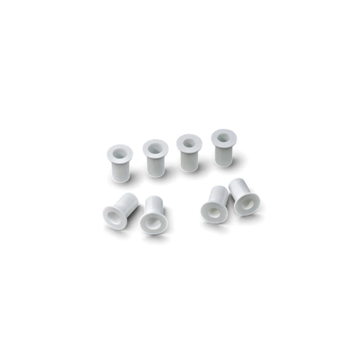 Bagues d’axes de suspension blanches pour pièces détachées Max Speed Technology, visible en détail sur l'image.