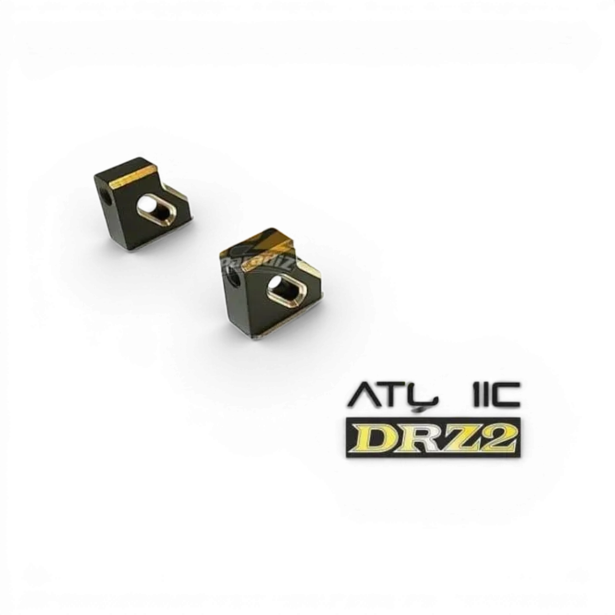 Support de servo en laiton pour DRZV2, pièce détachée compatible avec Atomic RC Mini, montage précis et durable.