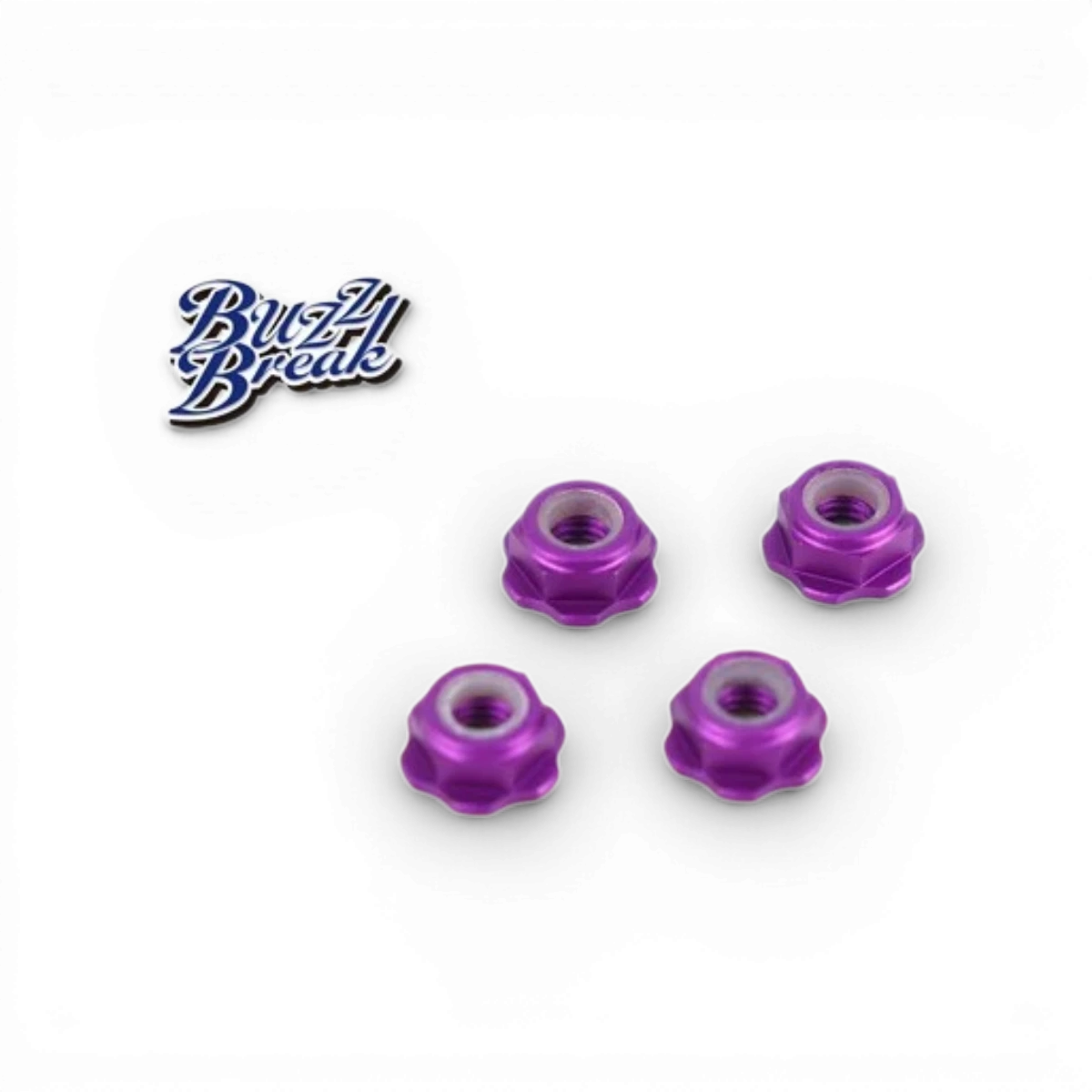 Écrous de roue BuzzBreak BB LOCK NUT, pièces détachées pour fixation sécurisée, visible en gros plan sur l'image.