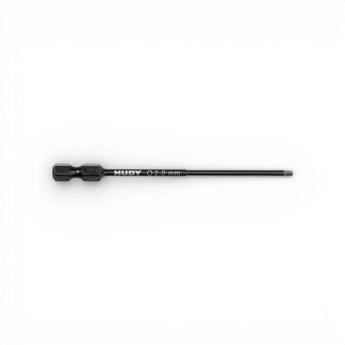 Embout pour visseuse Hudy de 2,0 mm, accessoire pour tournevis, en métal, utilisé pour visser ou dévisser.