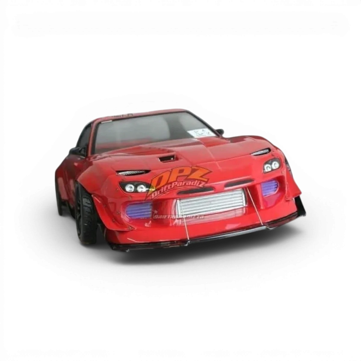 Ensemble d'intercooler en polycarbonate léger pour customisation, fabriqué par Pandora RC, avec détails visibles sur l'image.
