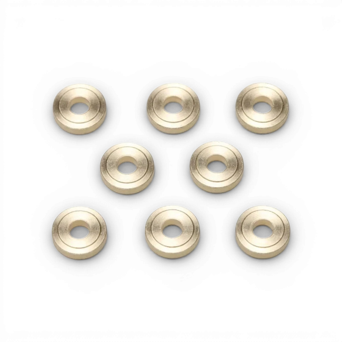 Ensemble de 8 entretoises en laiton de haute précision 3x8x2 mm, pièces détachées pour modèles Team Yokomo.