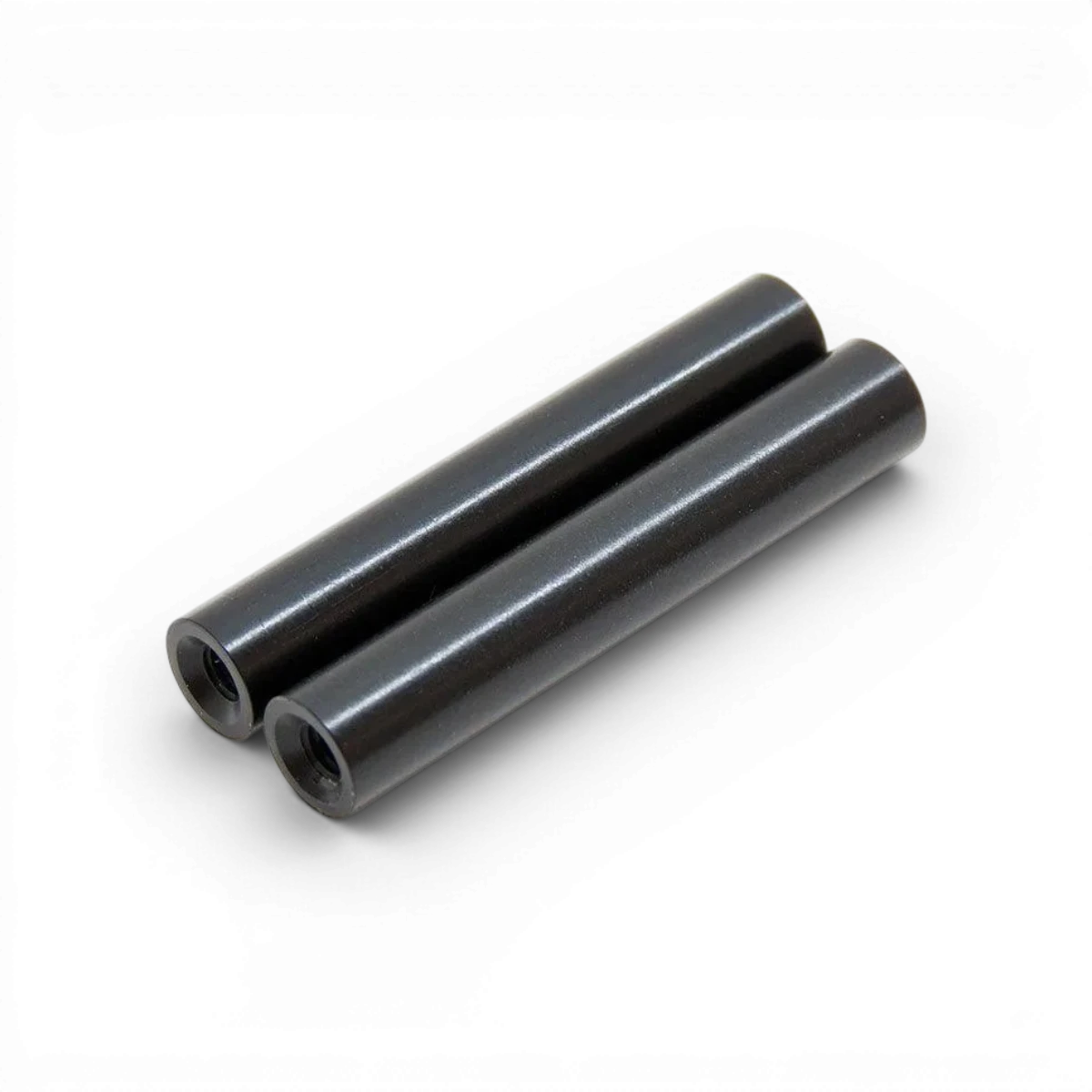 Entretoise multi-usage en aluminium noire de 35mm, M3x6mm, par Wrap-UP next, pour assemblages précis et légers.