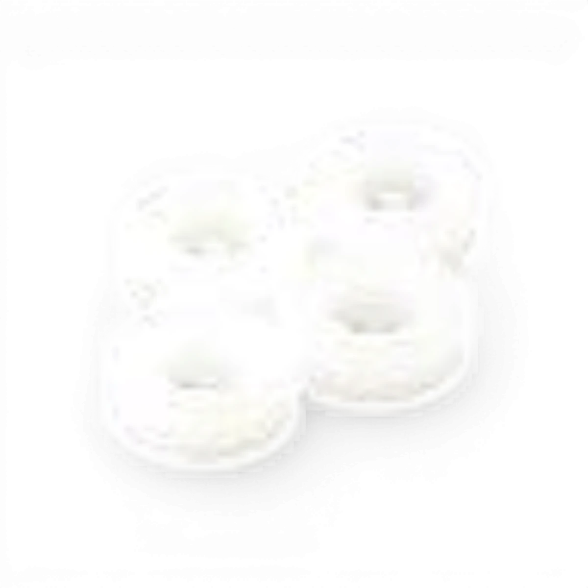 Entretoises pour joint torique SHIBATA, pièces détachées en plastique pour ajustement précis, visible en image.