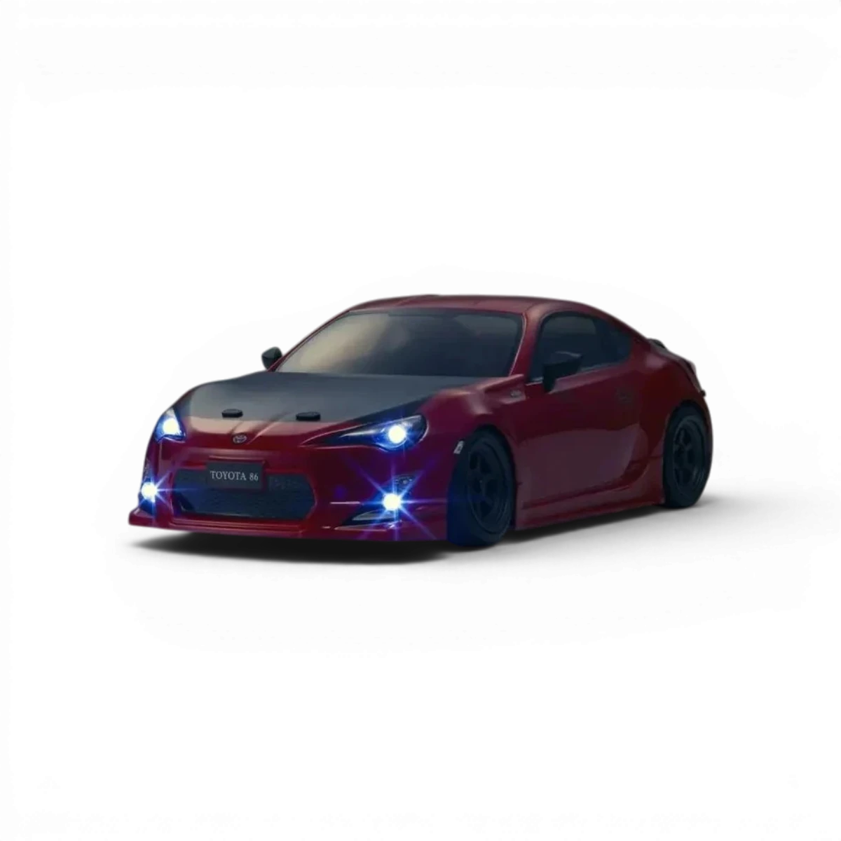 Carrosserie Kyosho FAZER D2 Drift pour Toyota 86 GT, modèle RTR 1:10 prêt à faire du drift, en plastique peintée et détaillée.