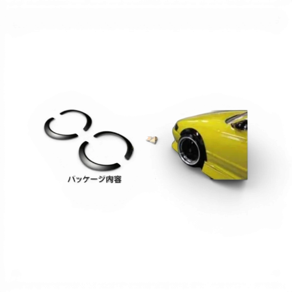 Protection de carrosserie universelle Fender URAS 6 mm en plastique pour modèles RC Art, finition plate.