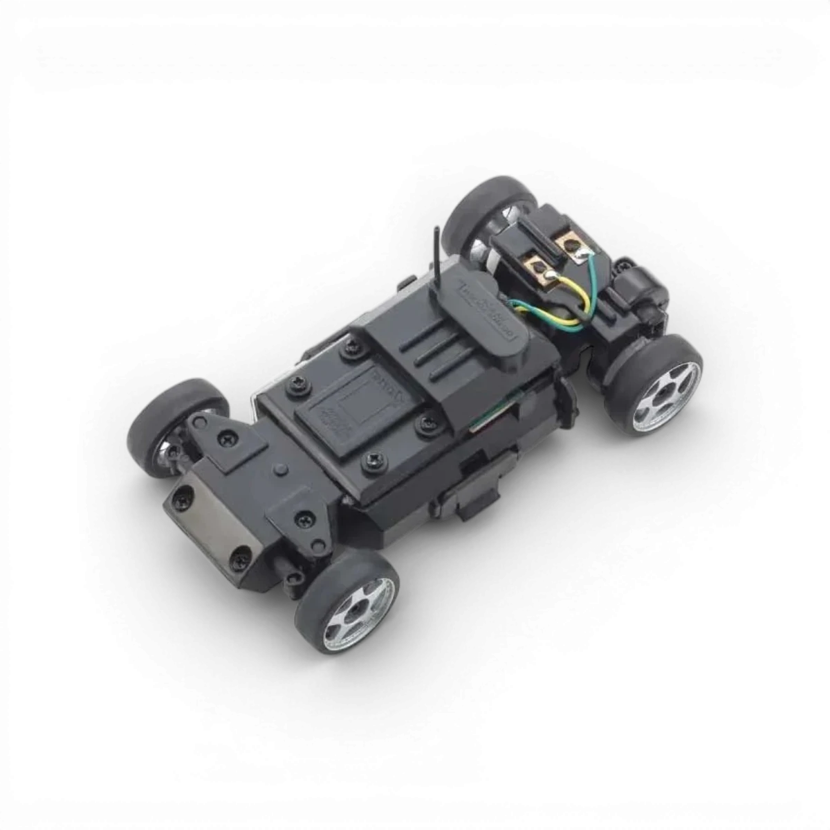 Modèle réduit de voiture Kyosho Mazda RX-7 FD3S de la gamme Mini-Z 1:28, vue de côté avec détails réalistes.