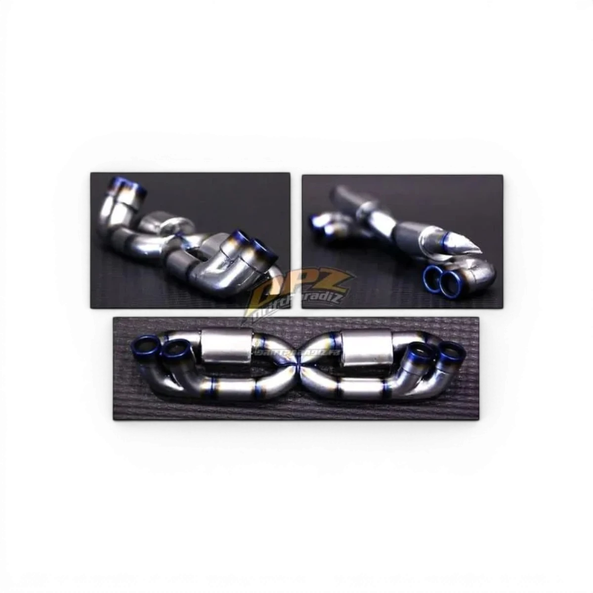 Échappement 3D personnalisé de la marque Src Sideways RC, conçu pour améliorer la performance de votre véhicule RC.
