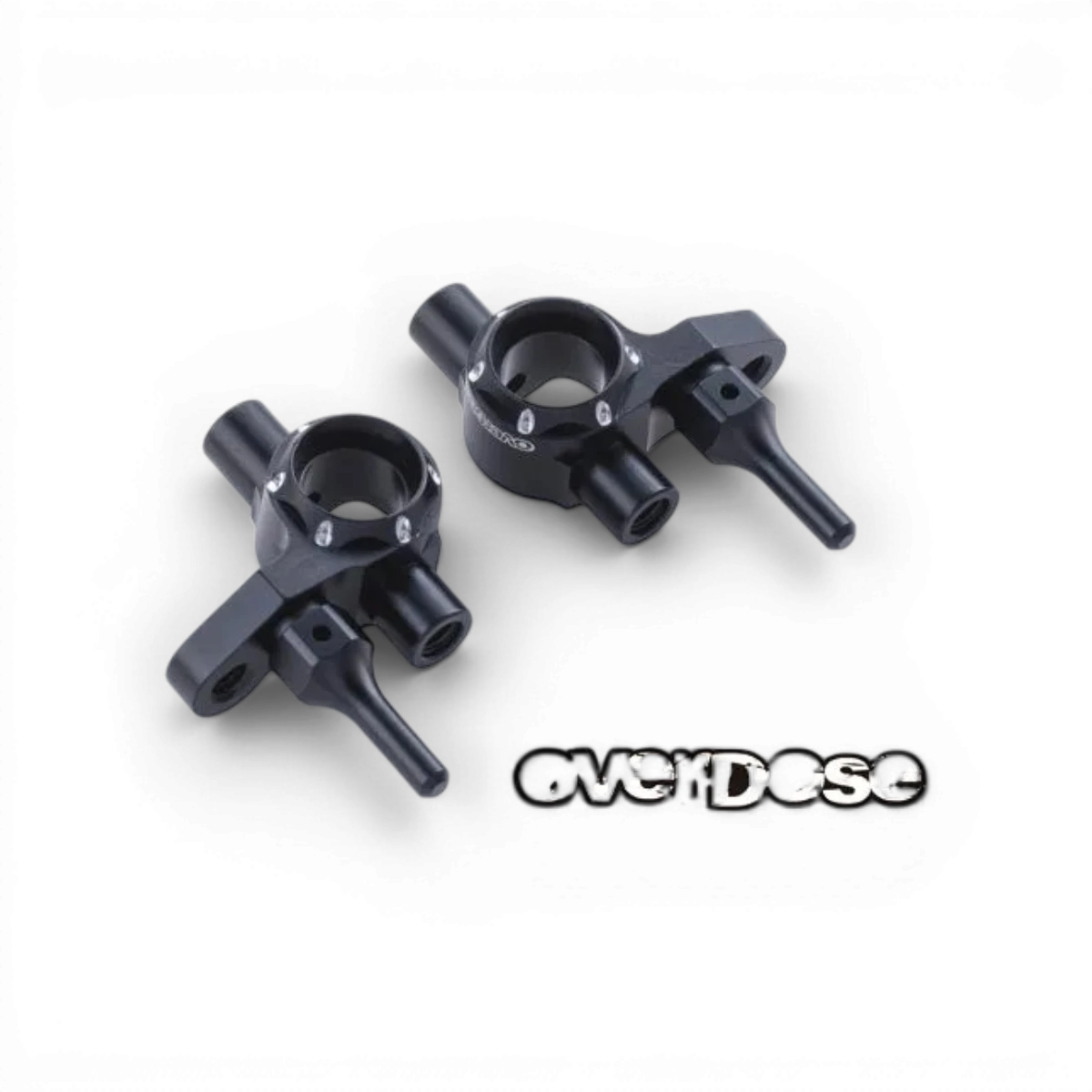 Fusées en aluminium ES Type-2 de la marque Overdose, pièce détachée pour modèles de fusée, visible en détail.