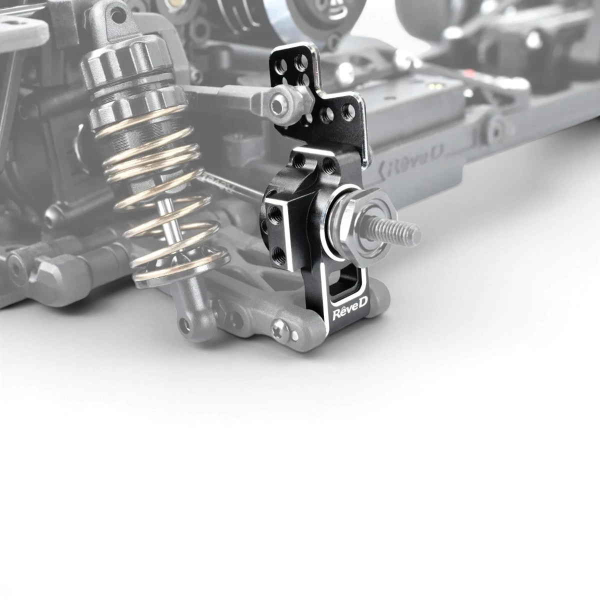 Fusées arrière en aluminium chanfreinées pour modèle RC, pièces détachées de haute qualité de la marque Team Reve D.