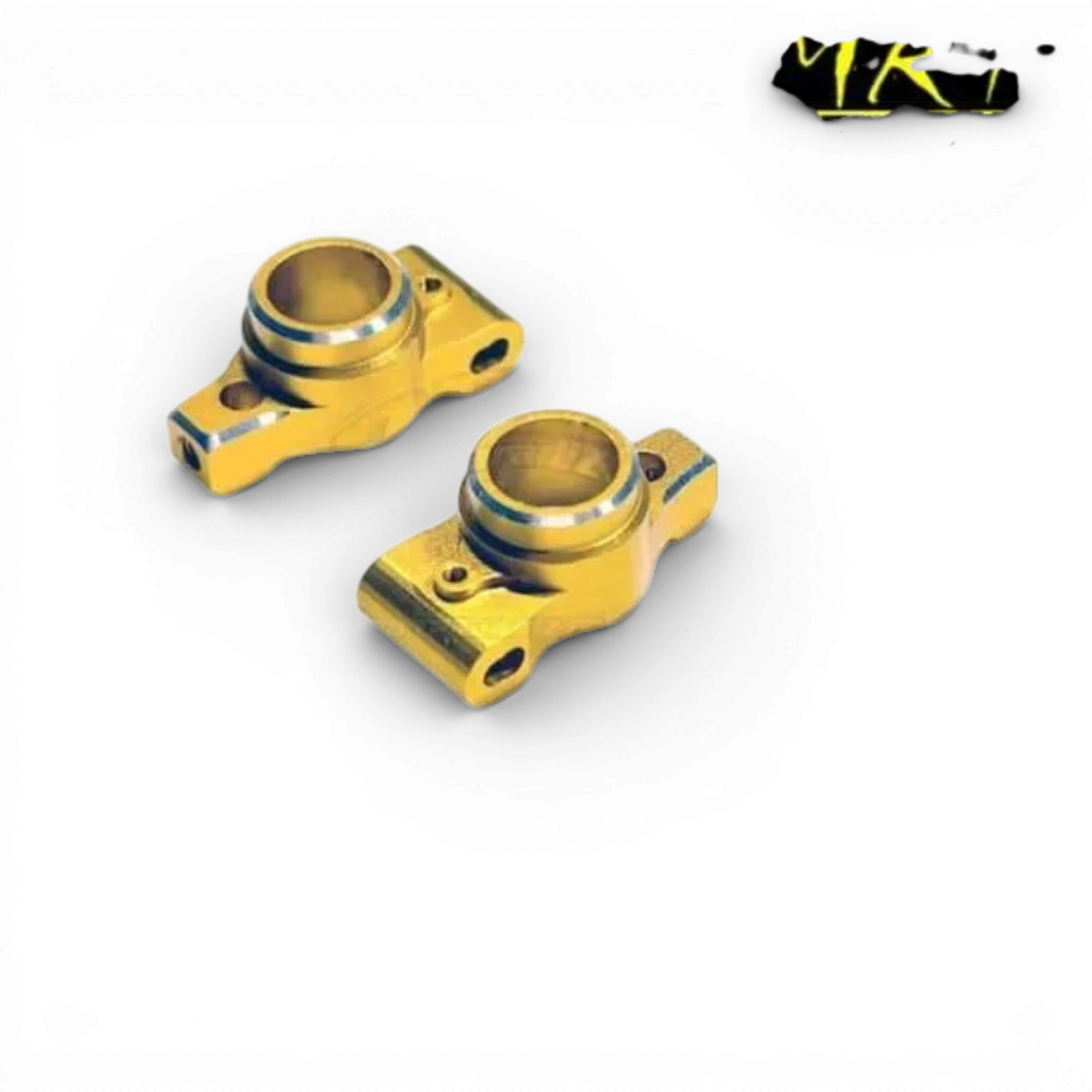 Fusées arrière en aluminium pour RC DRZ, pièces détachées de la marque Atomic RC Mini, visibles en image.