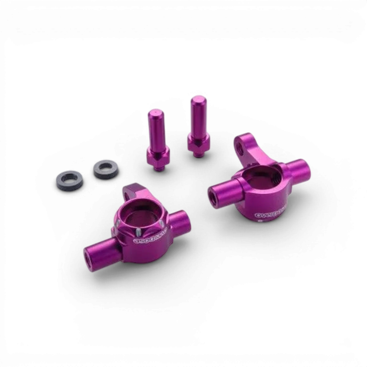 Fusées en aluminium de la série Galm en violet, pièces détachées Overdose pour fusées ES.