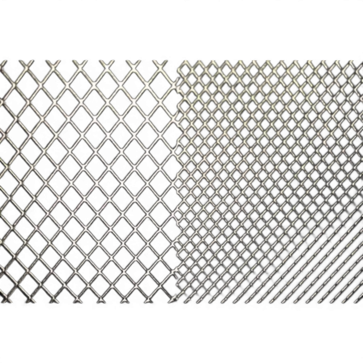 Grille 3D chromée Pandora RC, 210x120mm, pour personnalisation de véhicule ou modèle réduit.