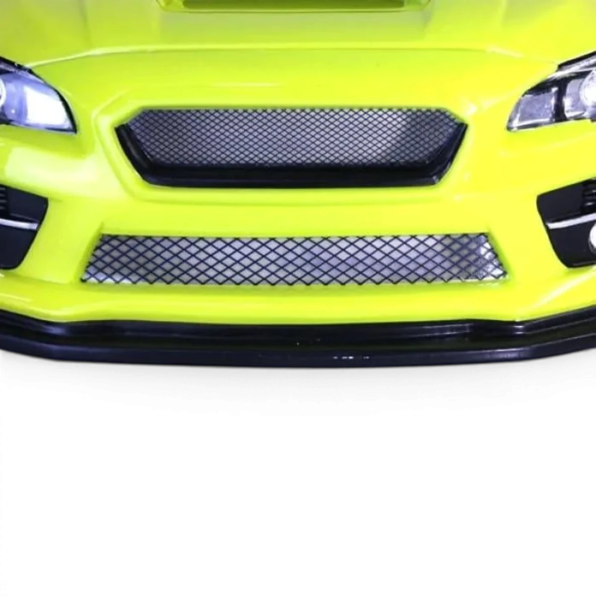Grille 3D noire Pandora RC, 210x120mm, pour personnalisation de véhicule radiocommandé, en plastique robuste et détaillé.