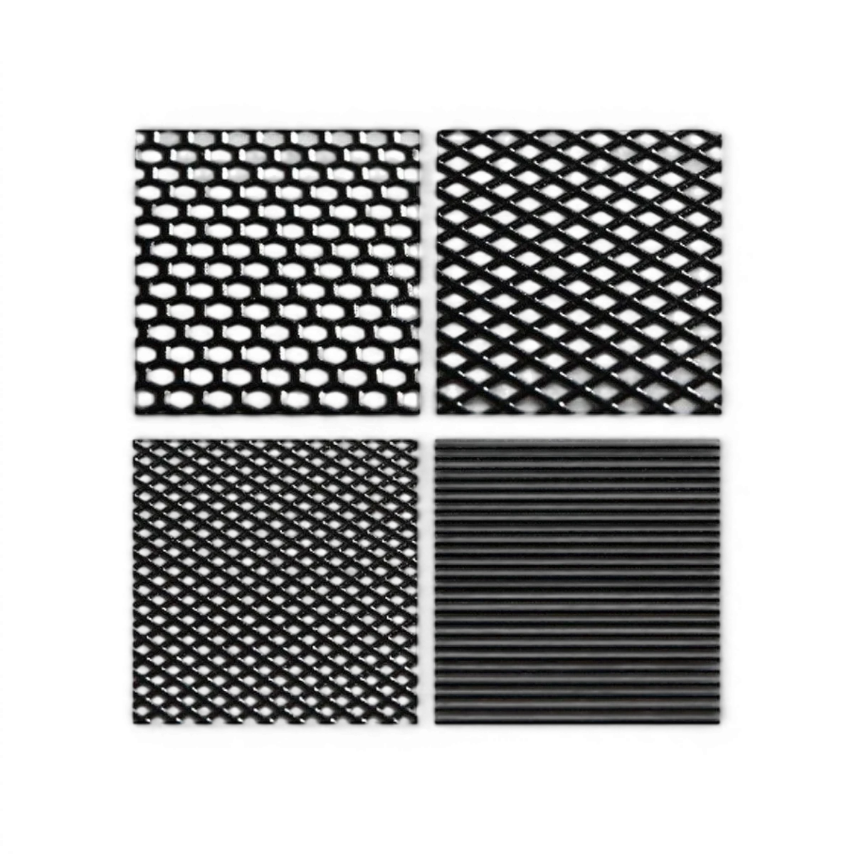 Grille autocollante réelle 3D Wrap-UP Next avec lignes moyennes, dimensions 130x75mm, en matériau durable et design moderne.