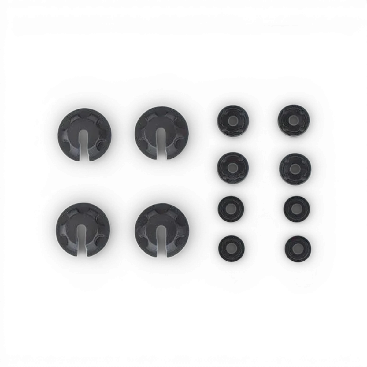 Guide pistons, coupelles, ressorts et pistons d'amortisseurs RDX, ensemble de 4 pièces, pour suspension de véhicule.