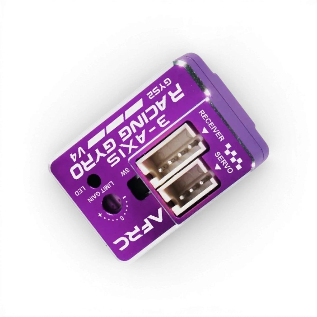 Gyro mini drift AFRC GYS-2 V4, électronique pour drone, vue de l'appareil avec composants visibles.