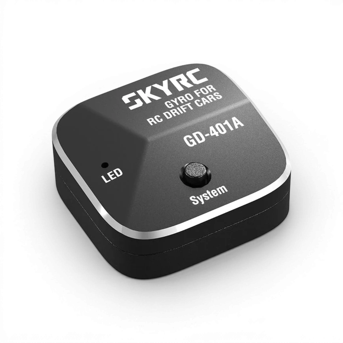 Gyroscope Drift GD401A SkyRc, composant électronique pour stabilisation et contrôle de mouvement, vue de face.