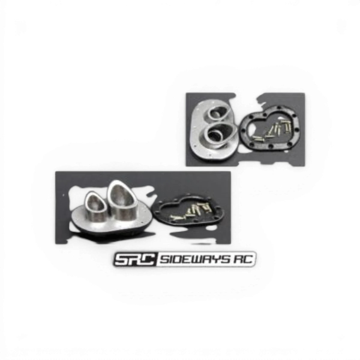 Échappement HP5 de customisation pour voiture RC, fabriqué par Src Sideways RC, visible en détail sur cette image.