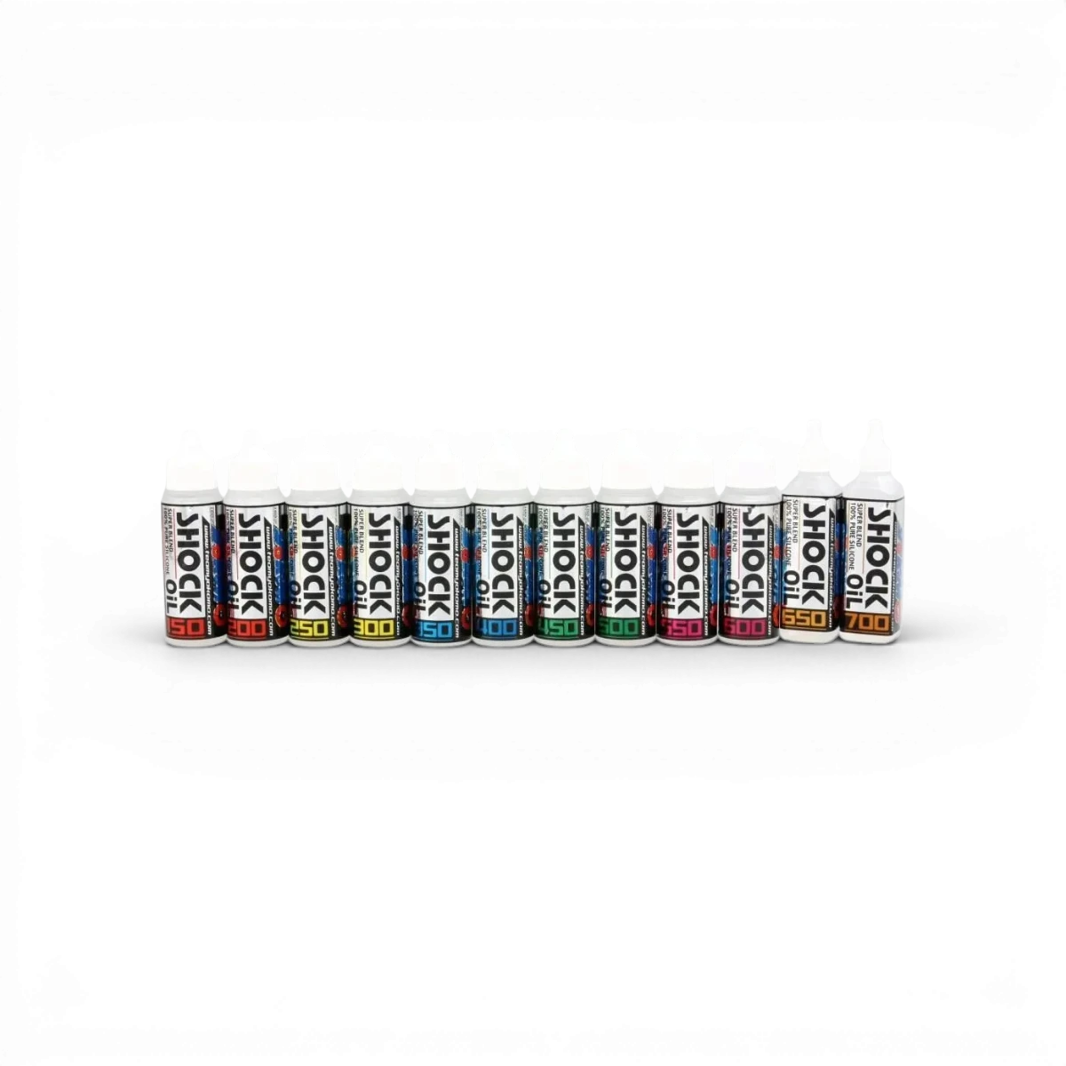 Huile amortisseur 250cst Team Yokomo, liquide de chimie pour suspension de voiture RC, contenant 250 centistokes.