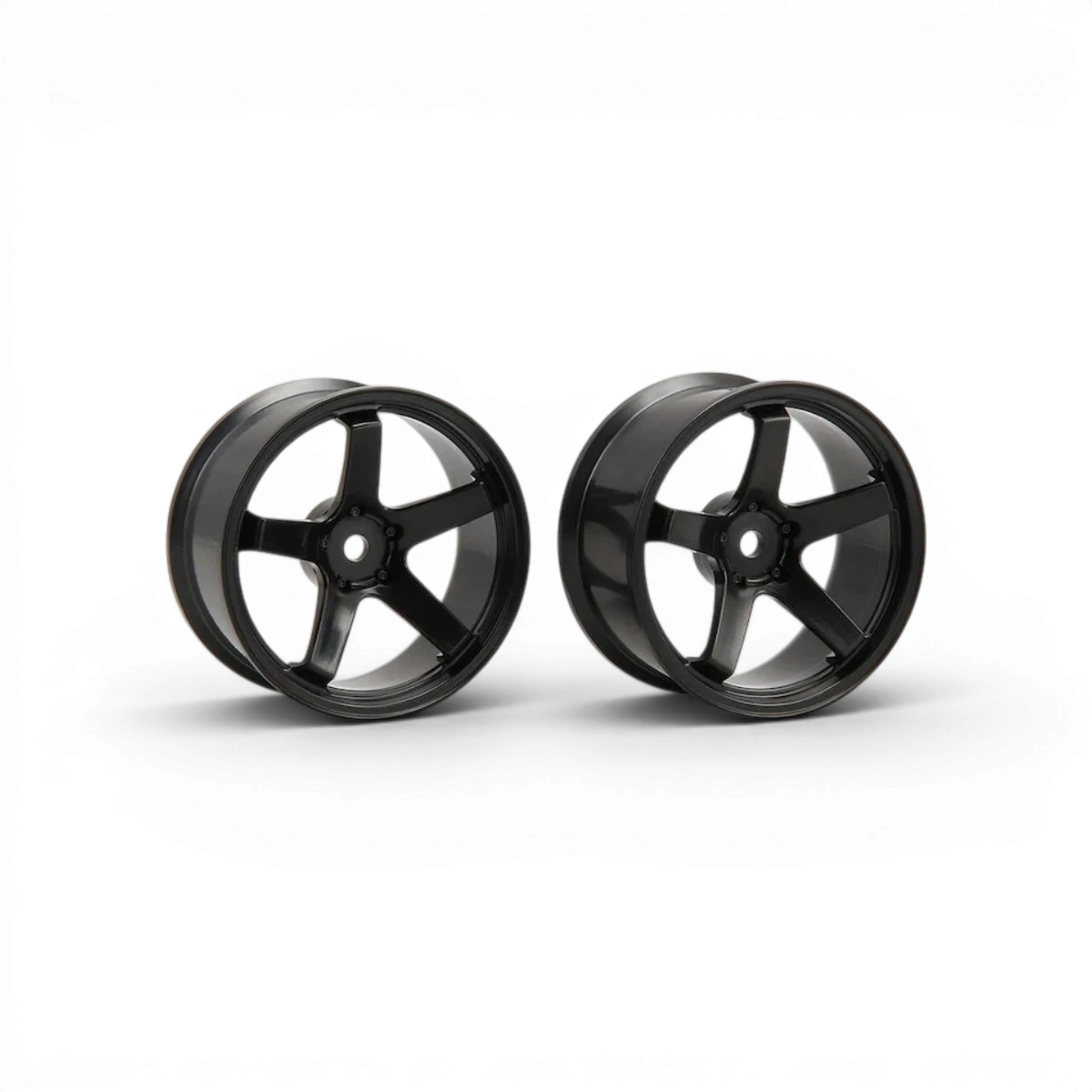 Jantes Shiba Wheel F23 offset +5 en noir, roues sportives de la marque SHIBATA, visible avec détails en noir.