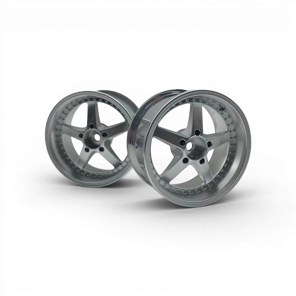 Jantes Work Equip Chromes MAT, roues en alliage avec offset 6, finition chromée mate, vue de face.