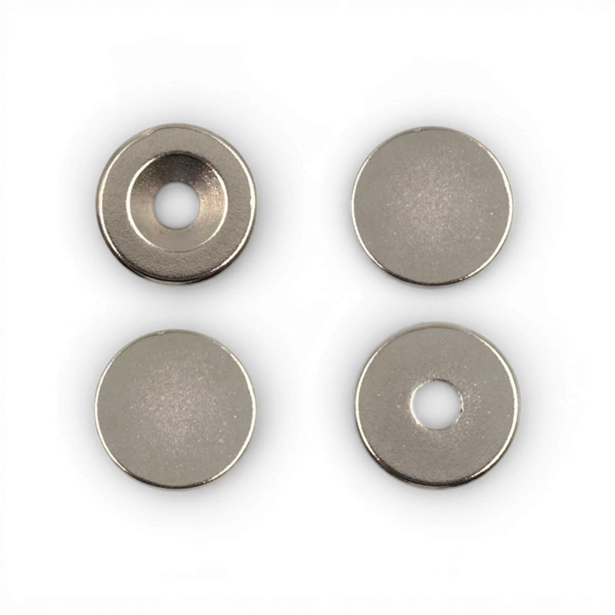 Jeu de 4 aimants de fixation de carrosserie Yeah Racing de 18 mm, pour montage et réparation de véhicules RC.