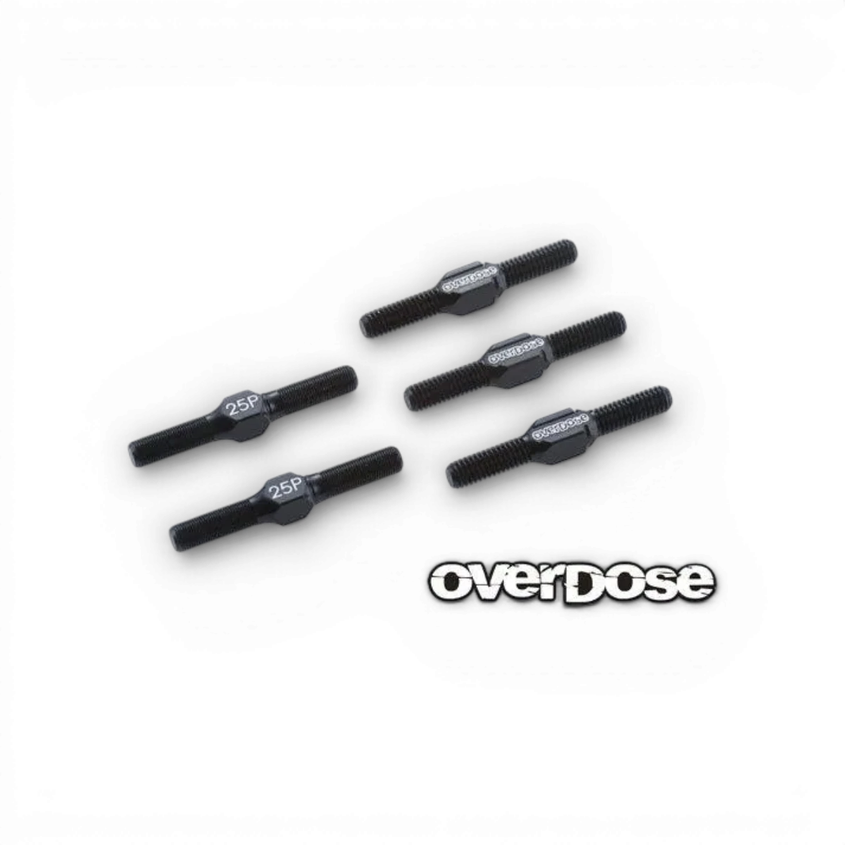 Jeu de biellettes en aluminium GALM Overdose, pièces détachées légères et résistantes pour vélo ou moto, visible en gros plan.