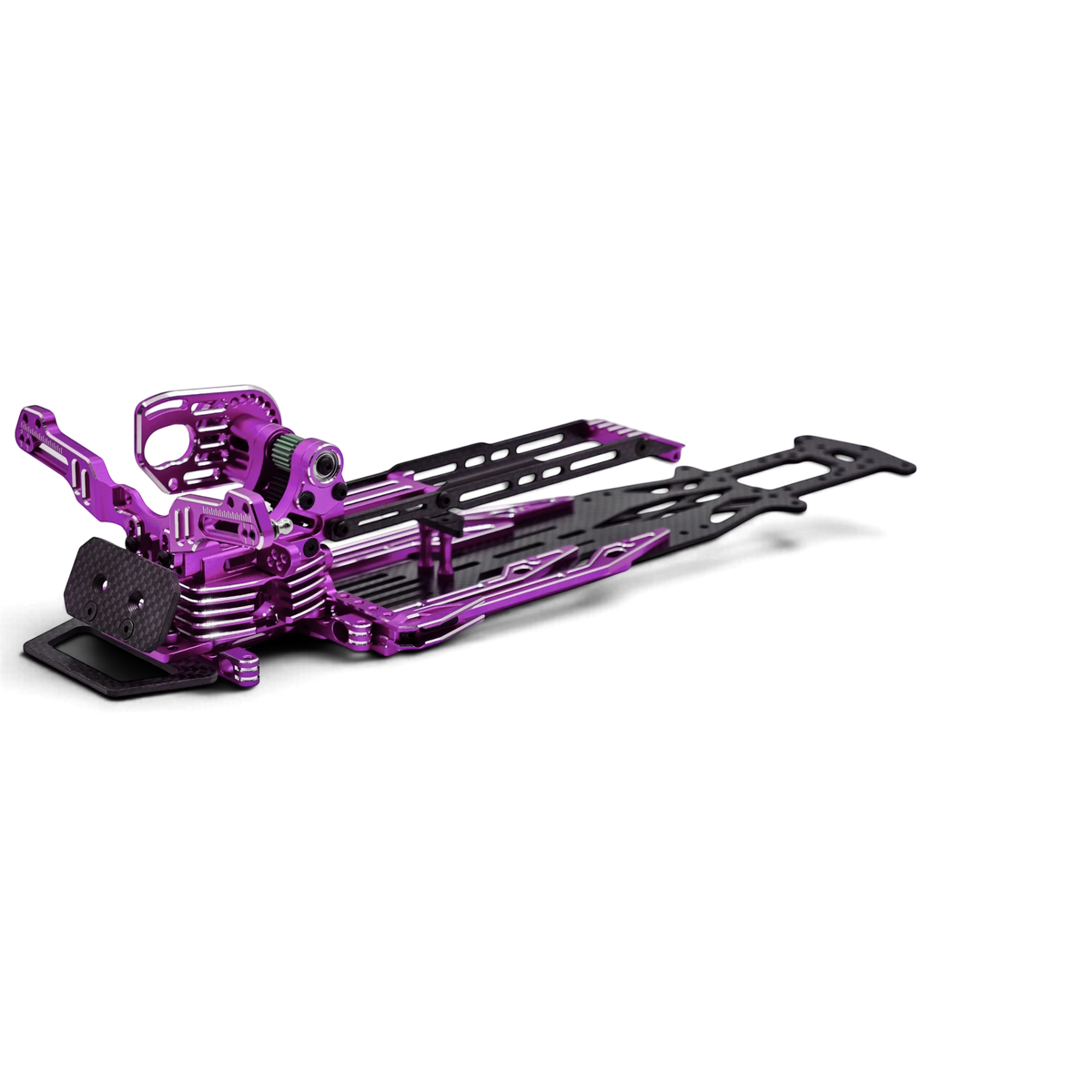 Kit de conversion châssis SV2 RhinoRacing avec pièces métalliques et composants pour modification de véhicule.