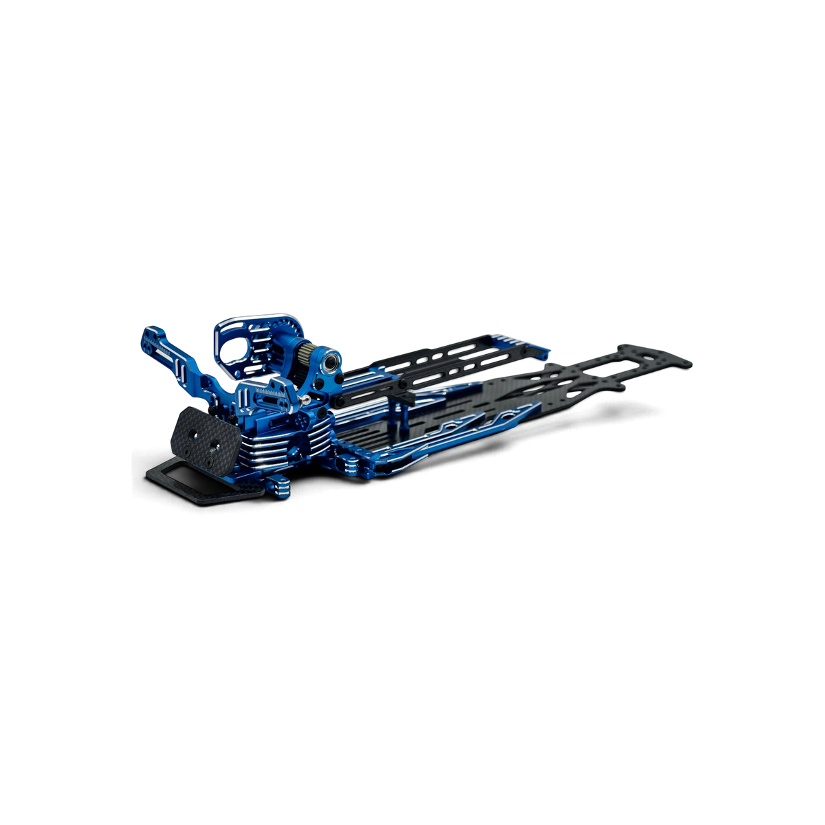 Kit de conversion châssis SV2 RhinoRacing avec pièces en plastique noir et composants métalliques pour modification de véhicule.