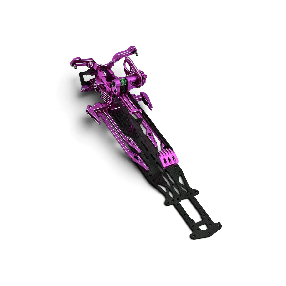 Kit de conversion châssis SV2 RhinoRacing, composants métalliques pour modification de châssis de voiture RC.