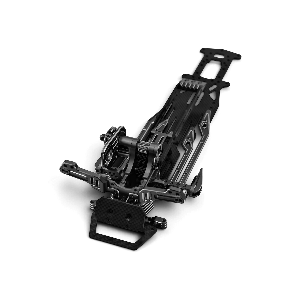 Kit de conversion châssis SV2 RhinoRacing avec pièces métalliques pour modification de véhicule, vue détaillée du montage.