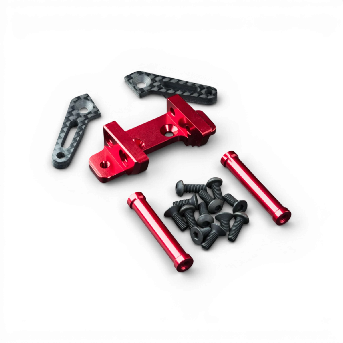 Kit liaison avant Rouge v2 pour pièces détachées Max Speed Technology, pièce de suspension rouge pour vélo.