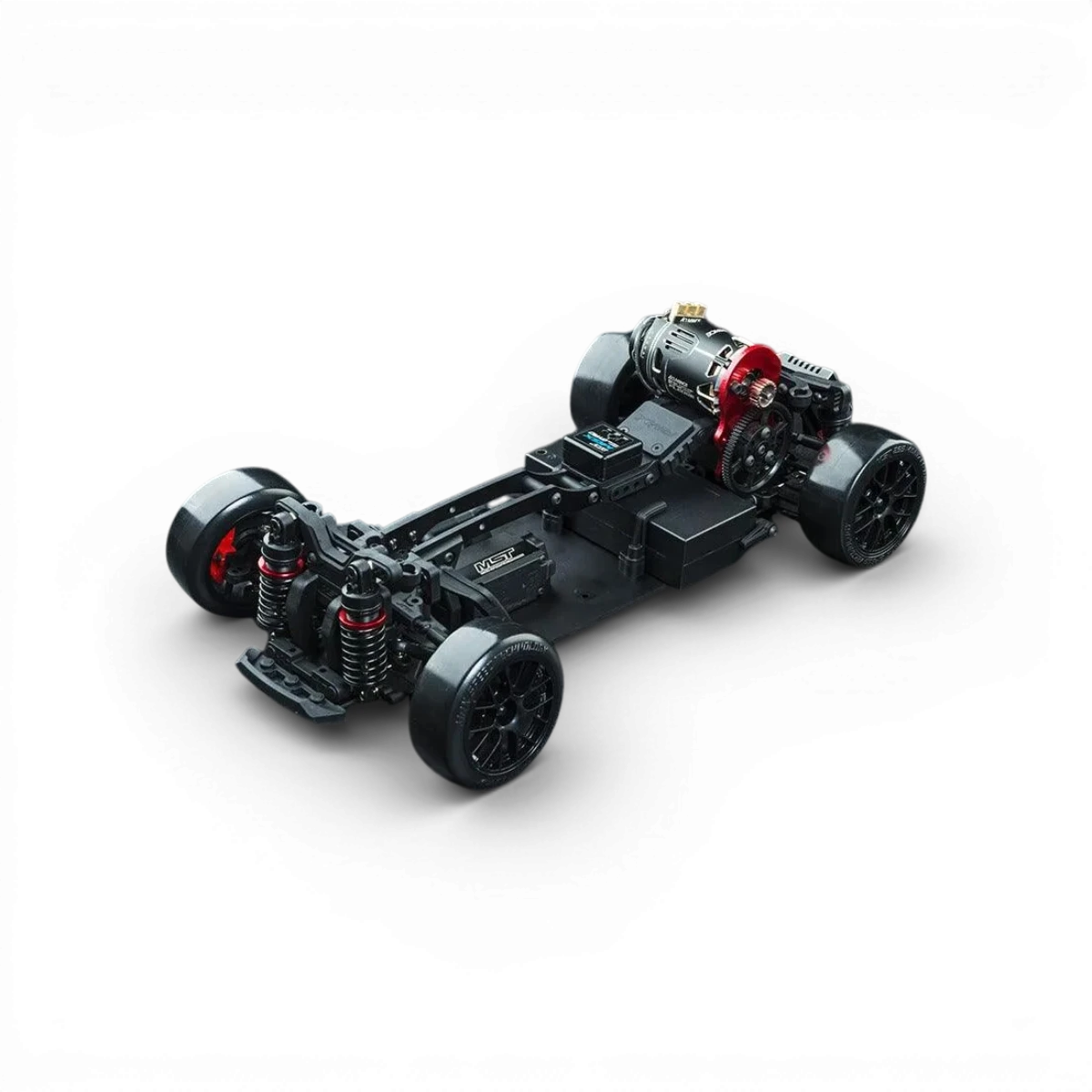 Kit RC drift Max Speed Technology RMX-M S PRO avec MX-5, voiture radiocommandée pour drift, vue de face avec détails du véhicule.