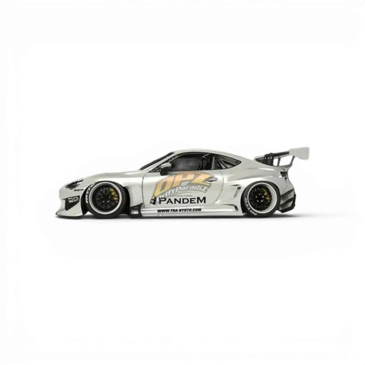 Kompletní body kit Rocket Bunny V3 pro Toyota GT86 od Addiction RC Design, pohled na celou sadu.