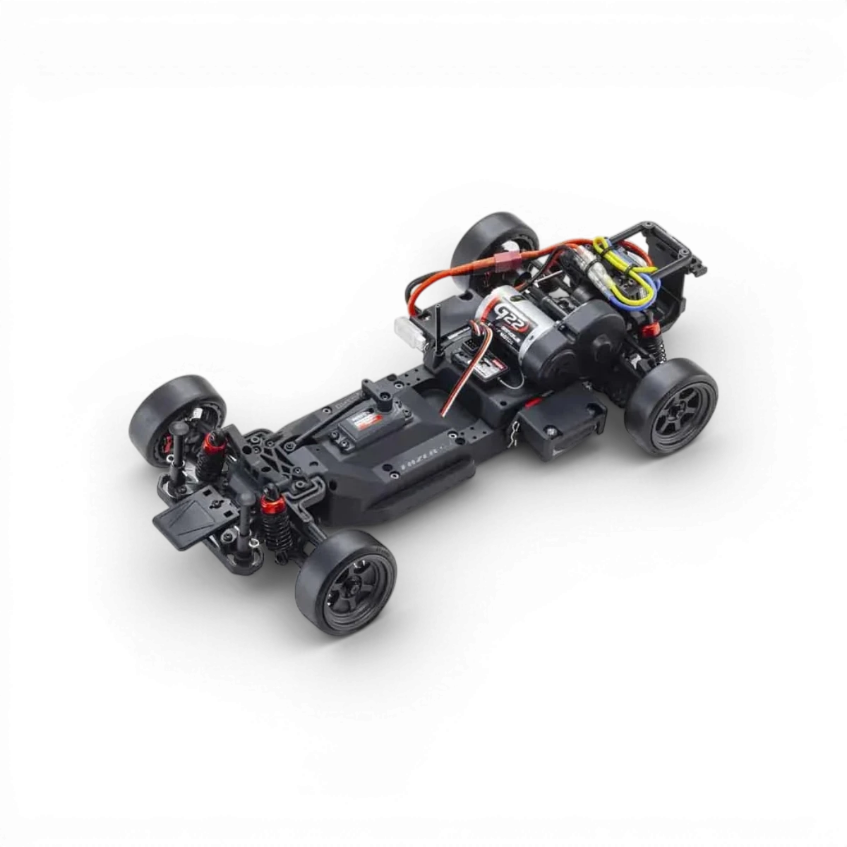 Carrosserie Kyosho Fazer D2 Toyota Tundra Drift Ver. Noire, 1:10, prêt à faire du drift, vue de face.