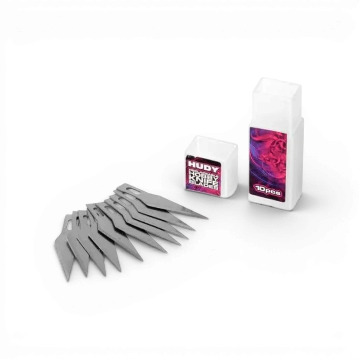 Lames de scalpel Hudy, lot de 10 accessoires de précision pour coupe chirurgicale ou artisanale.