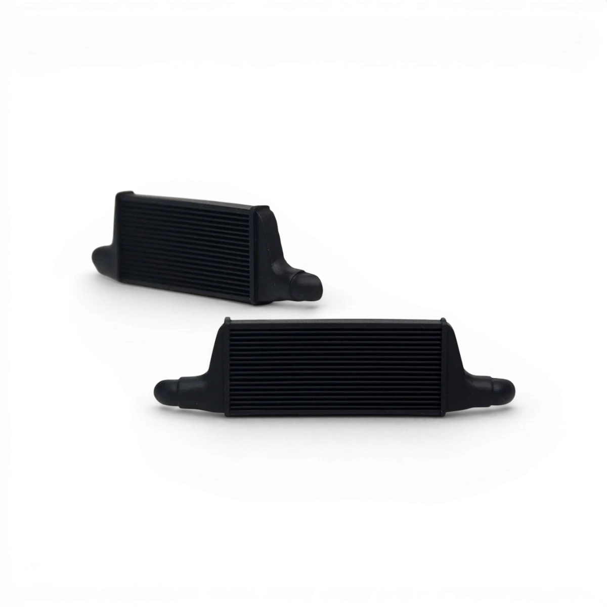 Intercooler large personnalisé de la marque Src Sideways RC, vue en gros plan avec détails des composants.